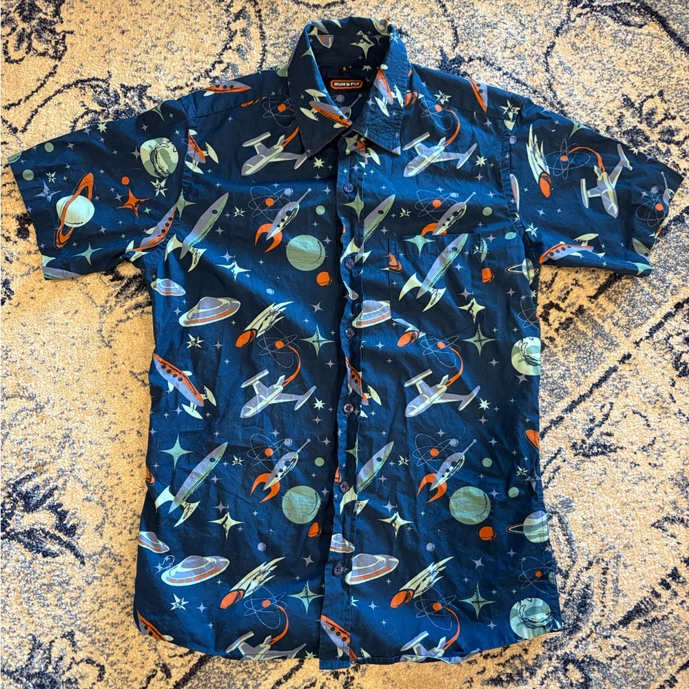 Run and Fly button down